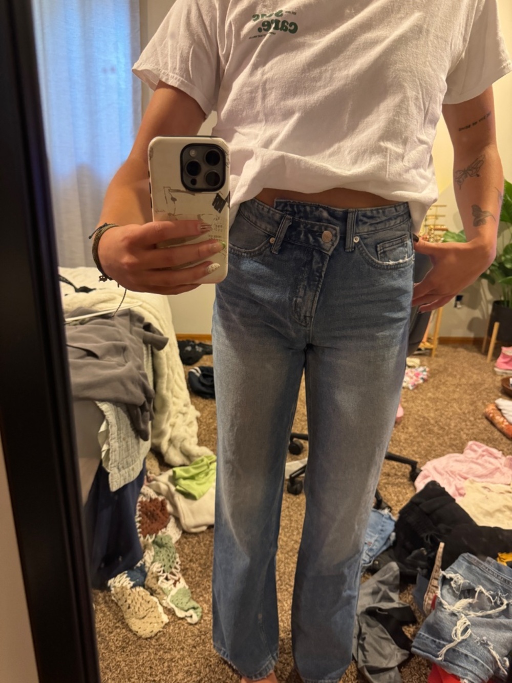 Mica Medium Wash Straight Fit High Rise Jeans - Picture 7 of 8